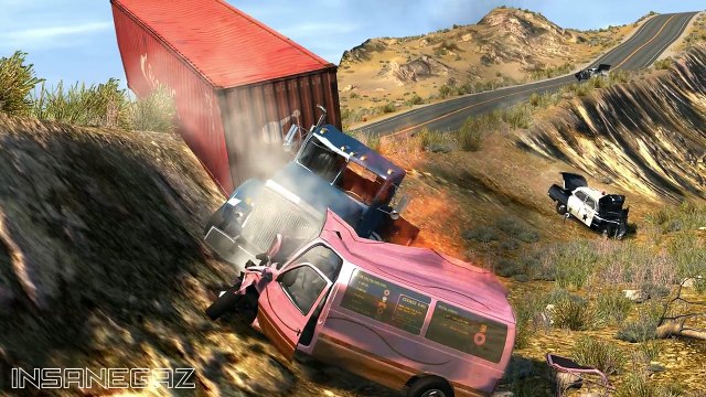 BeamNG Drive Trucks Vs Cars #6