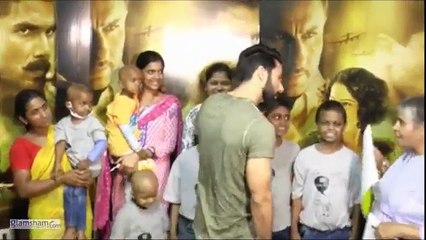 80.Shahid Kapoor spends time with Cancer patient