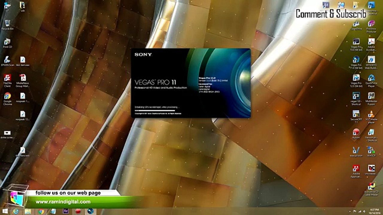 VEGAS PRO 14 - 13 - 12 - 11 - INTRO TEMPLATE - Cinematic Action Trailer