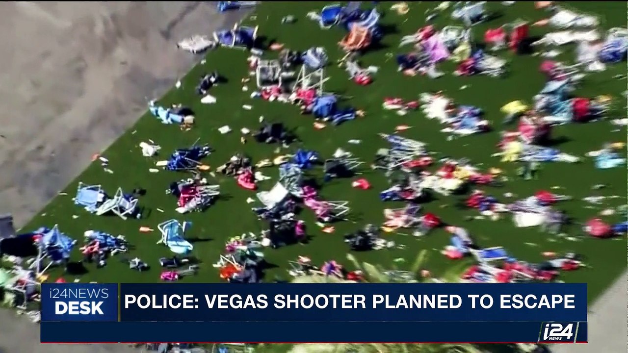 i24NEWS DESK | Police: Vegas shooter planned to escape | Saturday, October 7th 2017