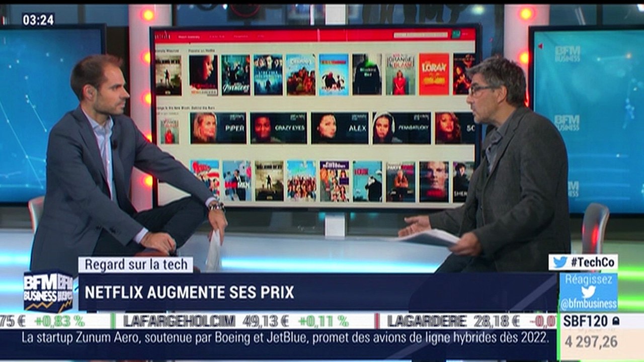 Regard sur la Tech: Netflix élève ses tarifs en France - 05/10