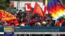 Activistas denuncian la criminalización de la protesta social en Perú