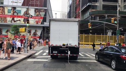 Driving Downtown - Manhattan New York City NY USA