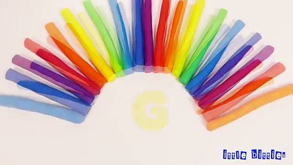 LEARN ALPHABET WITH NURSERY RHYMES FOR KIDS- Play Doh Alphabet ABCDEFGHIJKLMNOPQRSTUVWXYZ Song