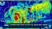 i24NEWS DESK | Hurricane Nate to hit U.S. Gulf sat. night | Saturday, October 7th 2017