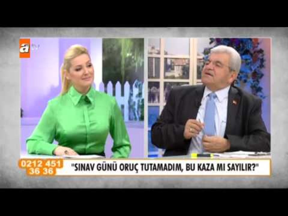 Sınav günü oruç tutmadım, kaza mı sayılır? - atv