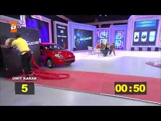 Ümit Karan lastikli futbol yarışında: Döndür Şansını 7. Bölüm - atv