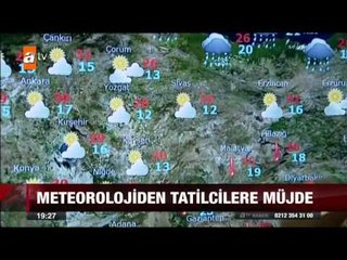 Bayramda hava nasıl olacak? - 11.07.2015 - atv