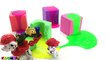 Learn Colors Kinetic Sand Glitter Slime with Bad Baby Paw Patrol Toys Learning Colours for Kids
