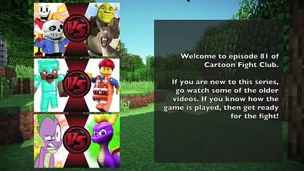 MINECRAFT STEVE vs ROBLOX NOOB! Cartoon Fight Club Episode 81