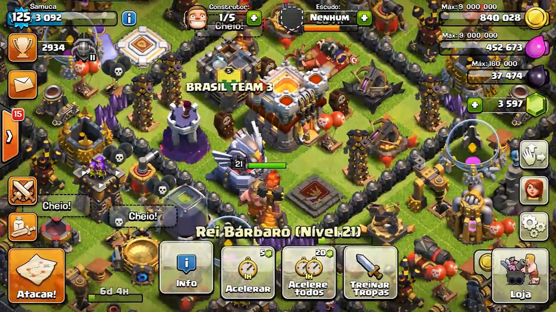 Clash Of Clans Ajustando Layout Cv 11 Pra Defesas Espetaculares