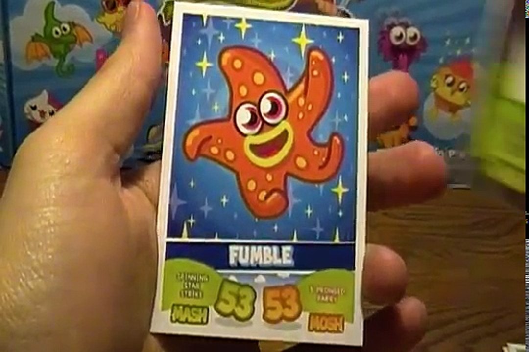 Opening a Booster Box of Moshi Monsters Mash Up Trading Cards Packs (Part 2)