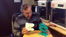 Filament Friday #12 - 3D Printed T-Rex Shower Head on Da Vinci 1.0 - Video #052