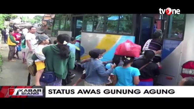 Status Gunung Agung Masih Awas, Warga Memilih Pulang