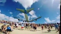 KLM Boeing 747 Landing St. Maarten !