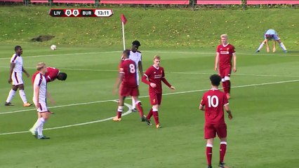 Liverpool u18s 4-1 Burnley u18s - ALL GOALS