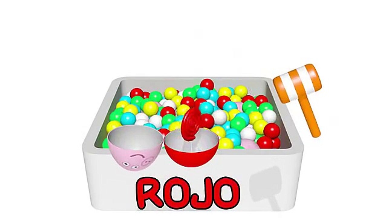 Helados de Colores y Huevos sorpresa 3D - Juegos para niños para Aprender los colores