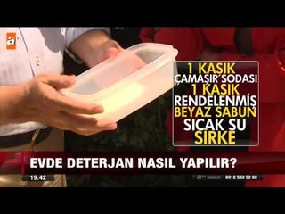 Evde deterjan nasıl yapılır? - atv Ana Haber