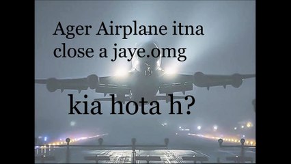 Airplane so close OMG