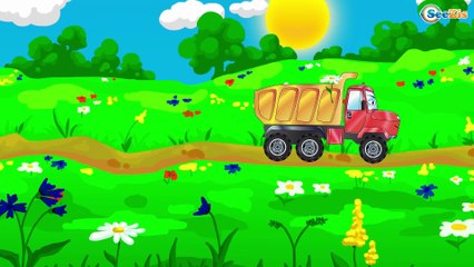 Carritos - Camiónes infantiles -  Vídeos de colores para niños en español - Vehículos Agrícolas