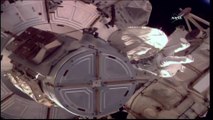 Astronauts Replace End of Station's Robotic Arm in Spacewalk