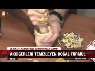 Akciğerleri temizleyen doğal formül - atv Ana Haber