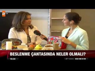 Beslenme çantasında neler olmalı? - atv Ana Haber