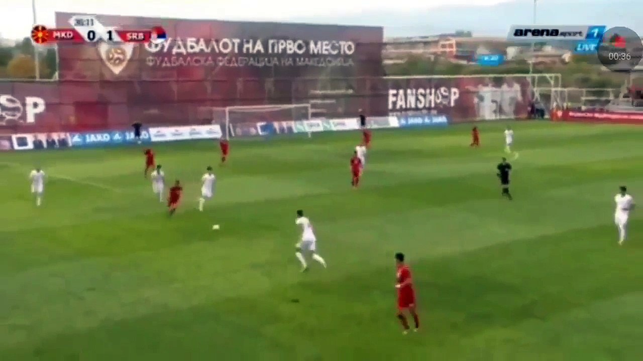 Sub-21: Zivkovic marca GOLAÇO na vitória da Sérvia sobre a Macedónia
