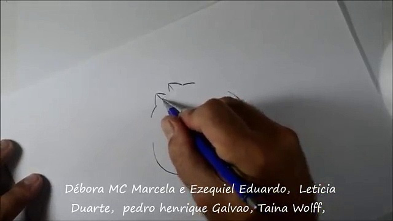 Como desenhar o BANGUELA - passo a passo