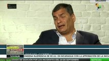 Rafael Correa: Ecuador en retroceso con gobierno de Lenín Moreno