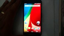 Moto G 2ª Geração Atualizando Software Google Now Launcher Nativo