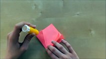 Kağıttan çiçek yapımı - Origami ile Çiçek Yapımı