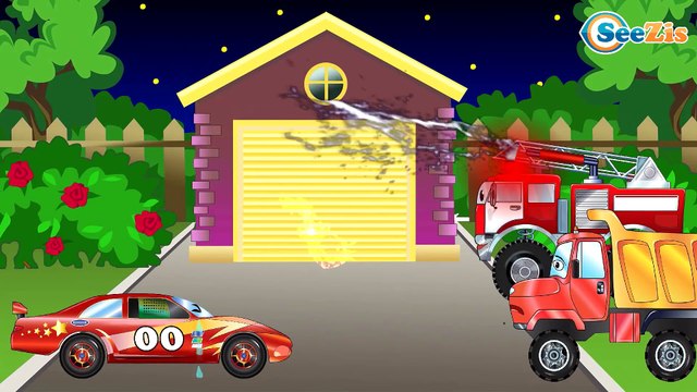 Мультики про Машинки Пожарная Машина Мультфильмы Машинки Помощники