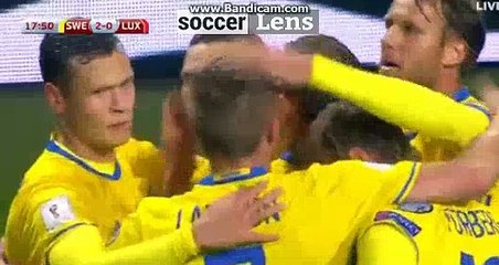 Marcus Berg Goal HD - Sweden 2-0 Luxembourg 07/10/2017 HD