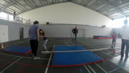 Tests physiques et techniques à Salindre