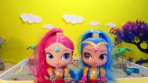Shimmer and Shine DIY SAND ART Genie Bottles, Find Surprise Toys in Sand Blind Bags Toy Videos