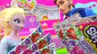 Disney Frozen Queen Elsa VS Prince Hans Unboxing 6 Shopkins Collector Card Blind Bags while Shopping