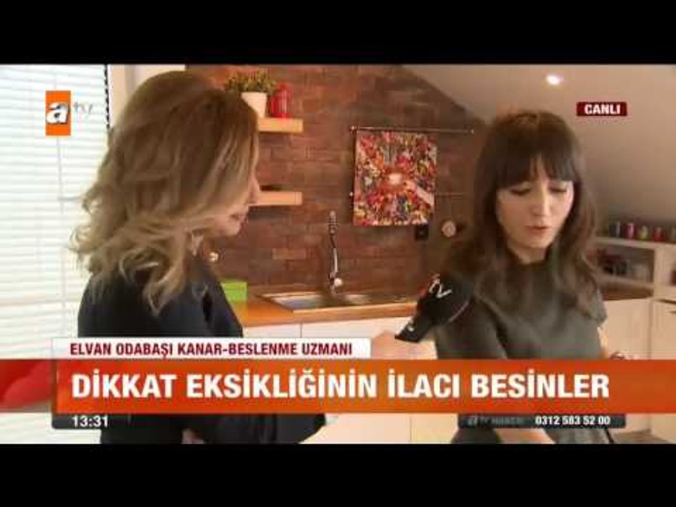 Dikkat eksikliğini ilacı besinler - atv Gün Ortası Bülteni
