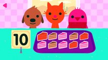Baby Learn Colors, Numbers and Shapes Funny Educational Video Kids Games Sago Mini Pet Cafe