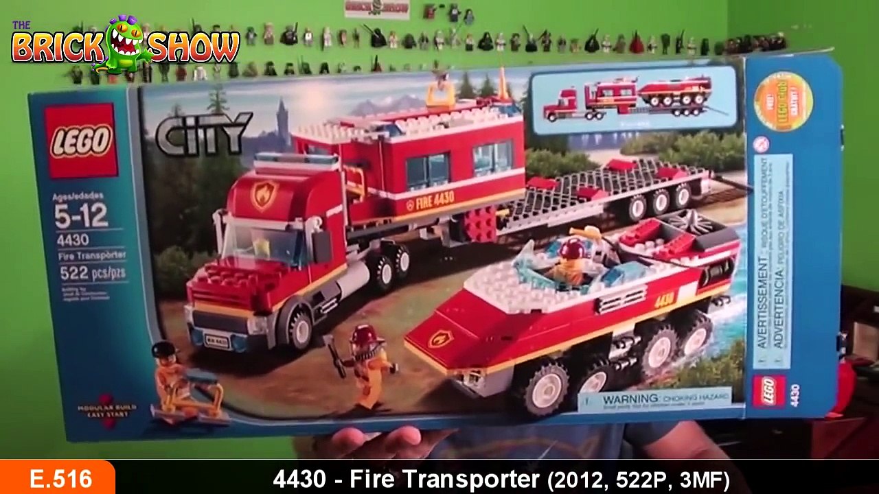 LEGO City Fire Transporter Review, Set 4430