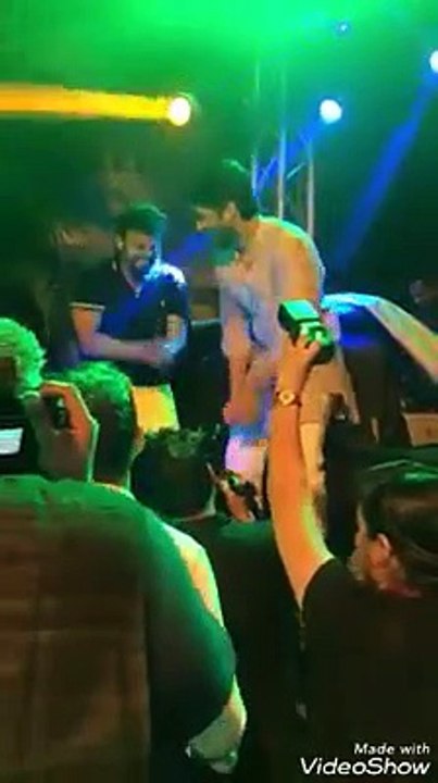 Naga chaitanya and Venky ,Nagarjuna dance at Samantha Naga Chaitanya Sangeeth Video