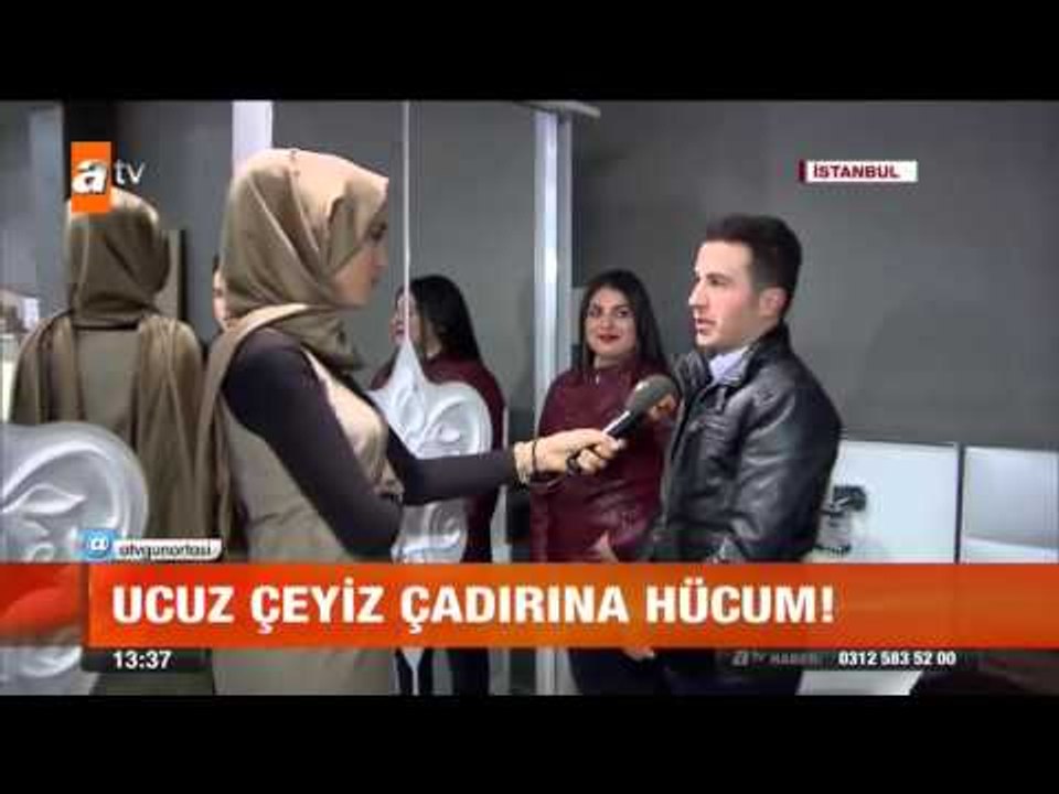Ucuz çeyiz çadırına hücum - atv Gün Ortası Bülteni