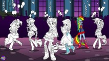 My Little Pony Coloring Book - Equestria Girls Dance Party - Coloring Pages For Kids