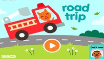 เกมส์ ขับรถบัส รถดับเพลิง รถบรรทุก รถบิ๊กฟุต เที่ยว - Sago mini road tip