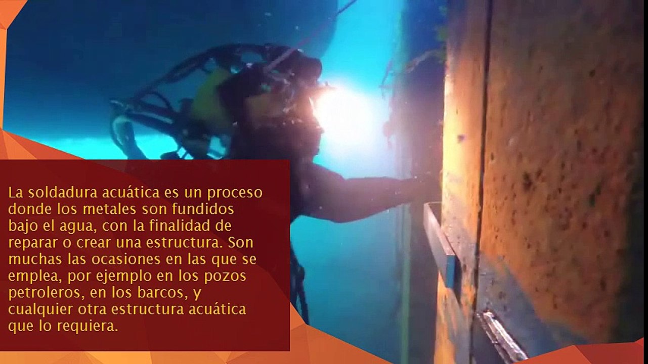 José Mustafá ¡ENTÉRATE! Soldadura bajo el agua
