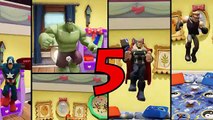 Five Hulks Finger Family Song Nursery Rhymes Collection Learn Colors with Hulk Superhero