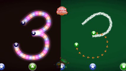 Letter School Cursive | Number 1-10 | DN Style | Education app | Preview App for kids