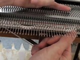 how to machine knit - weaving