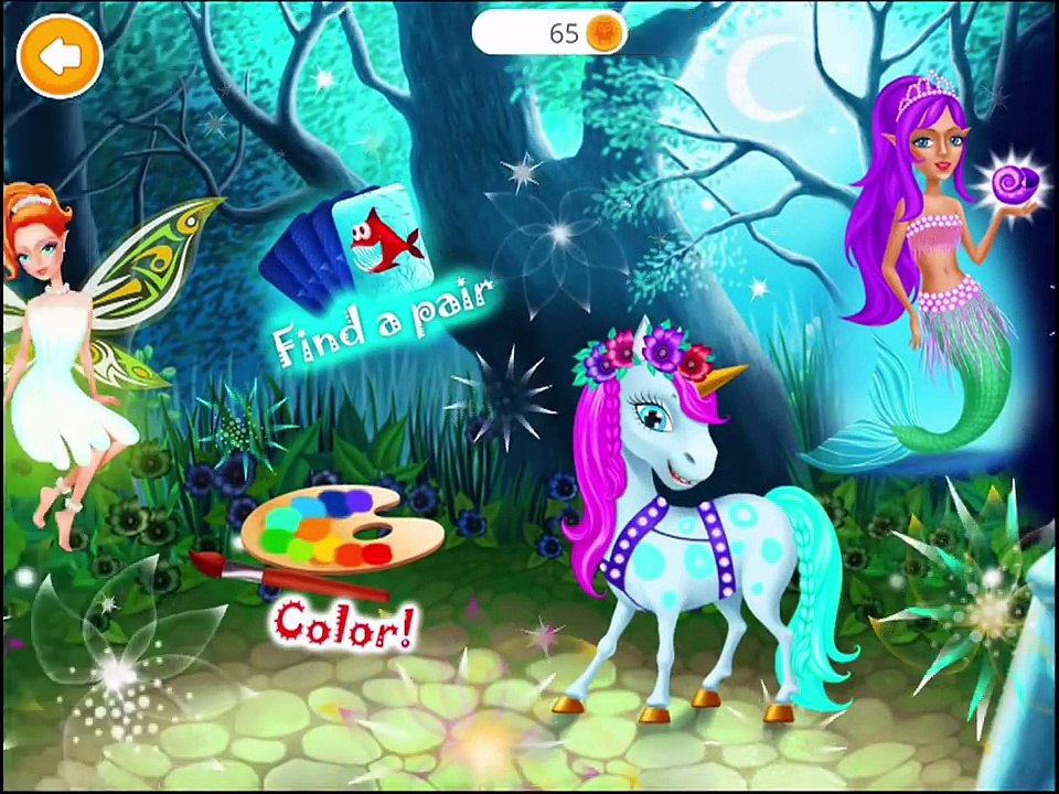 Fairyland Beauty Salon - Dragon, Unicorn, Mermaid & Fairy Stylist iPAD GAMEPLAY HD