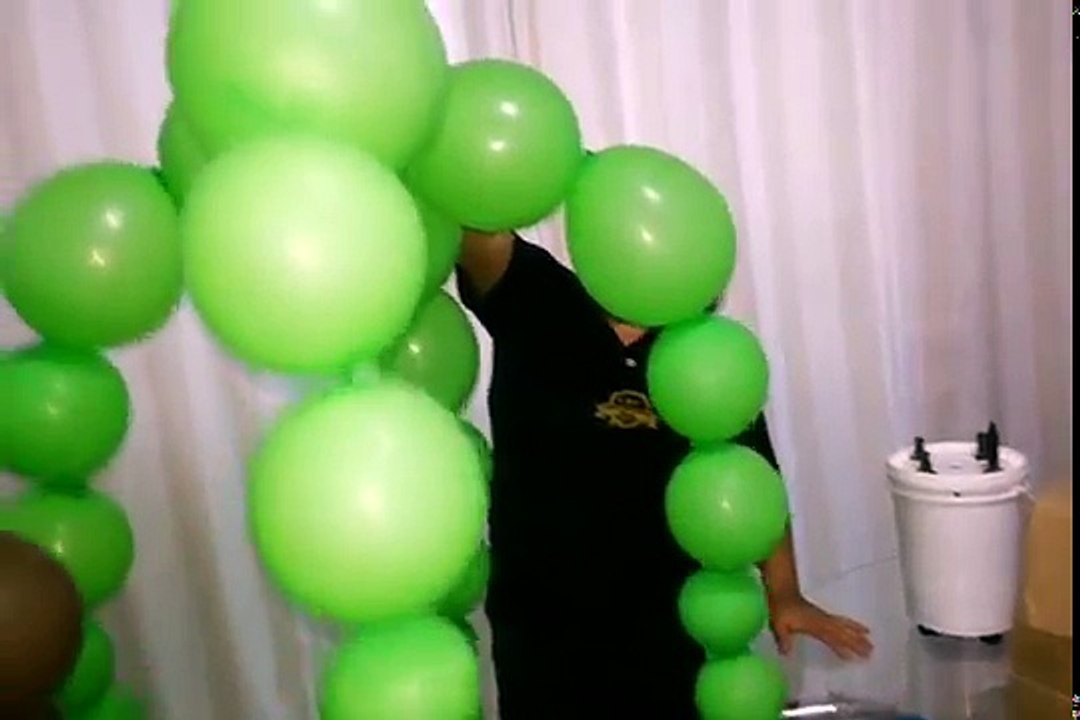 Como fazer Coqueiro de Balões